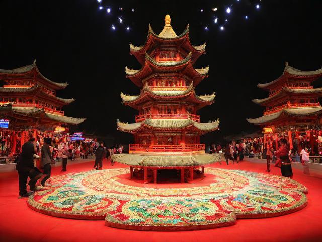 九游体育网站_ 传统技艺“宝塔滚绣”比赛,文化融合的视觉盛宴