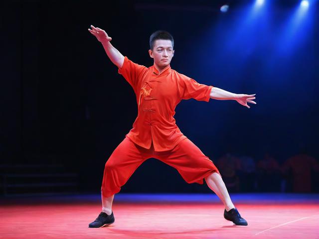 九游体育网站_ 传统武术表演会，文化韵味在运动中绽放，武术演出