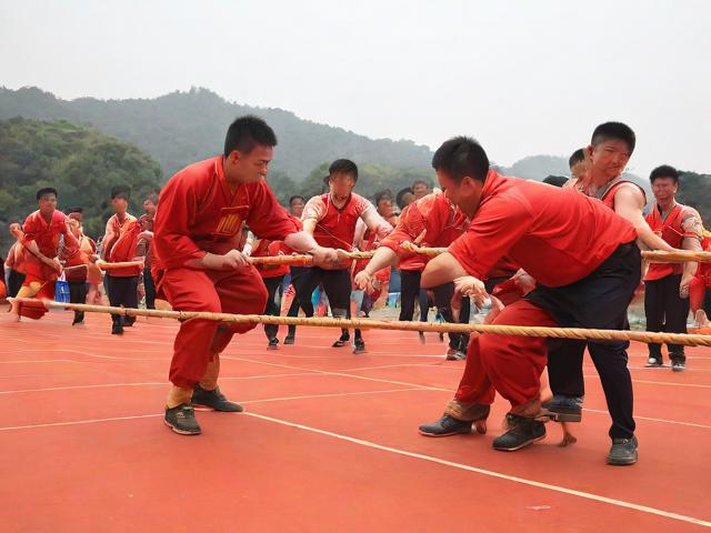 九游体育网站_ 传统民间竞技：拔河比赛热血来袭，传统体育项目拔河