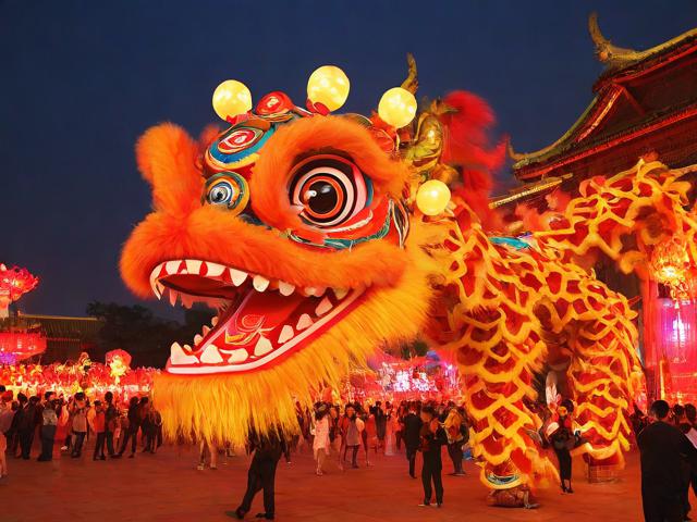 九游体育网站_ 传统火把晚会舞龙舞狮，文化与运动盛大庆典